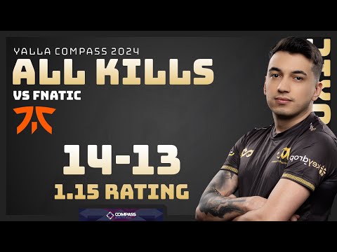 CS2 POV ETERNAL FIRE WOXIC (14-13) vs FNATIC @ YaLLa Compass 2024