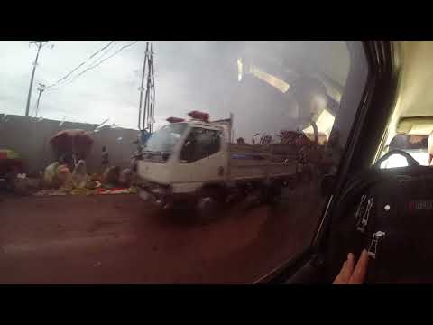 Driving the Streets of Bukavu, Congo