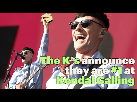 Life moment! The K's announcing their Number 1 Album at Kendal Calling Festival 2025