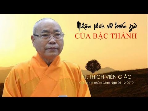 NHẬN THỨC VỀ KIẾN GIẢI CỦA BẬC THÁNH - HT. THÍCH VIÊN GIÁC