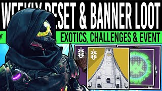 Destiny 2 | WEEKLY CONTENT & BANNER REWARDS! Exotic Loot, Weapons, Vendors, Challenges (April 12)