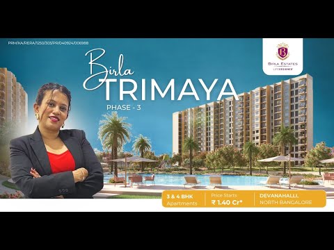 Birla Trimaya Devanahalli | Luxury Township Apartments near Bangalore Airport | 📞+91 95605 09669