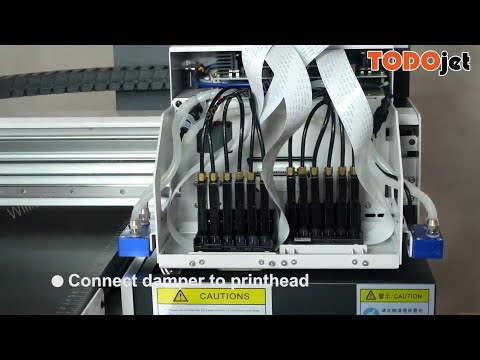 How to install Todojet UV3050 flatbed printer