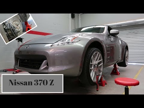 Working on my 370Z/How to change brake pads and rotors/How to detect a coolant leak