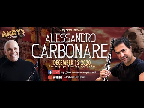 Andy's Licorice Talk - Interview with Alessandro Carbonare