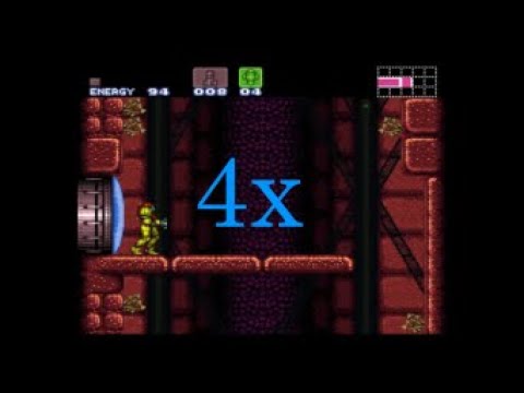 (Super Metroid)  Red Brinstar at 4x speed is SO CURSED