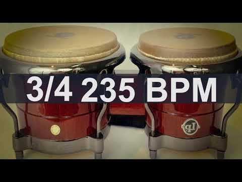🔴 235 BPM 3/4 Bongós Metronome