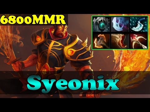 Dota 2 - Syeonix 6800 MMr Plays Ember Spirit Vol 2 - Ranked Match Gameplay!