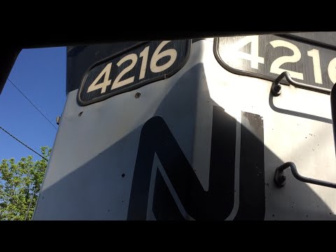 NJ Transit HD 60fps EXCLUSIVE: Riding Behind EMD GP40PH-2B 4216 on M&E Train 626 (6/1/16)