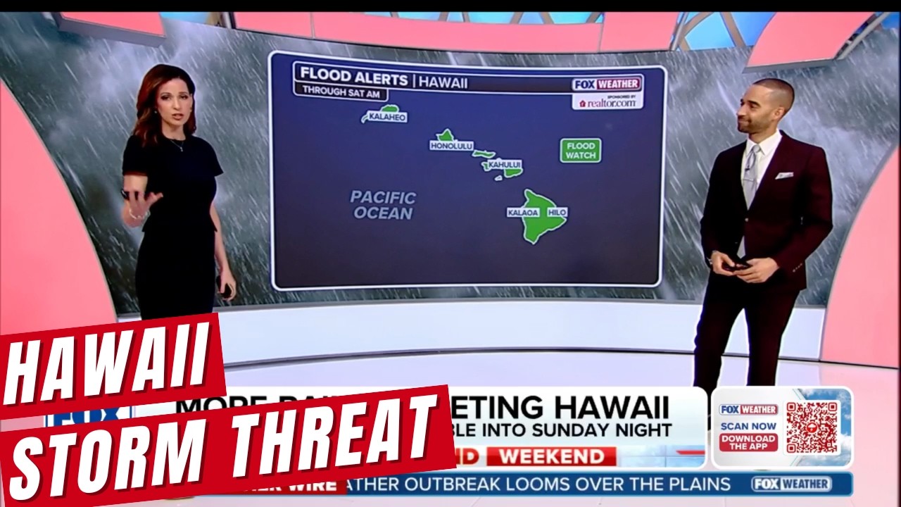 Storm System Brings Another Round Of Torrential Rain To Hawaii In The Aftermath Of Historic Flooding