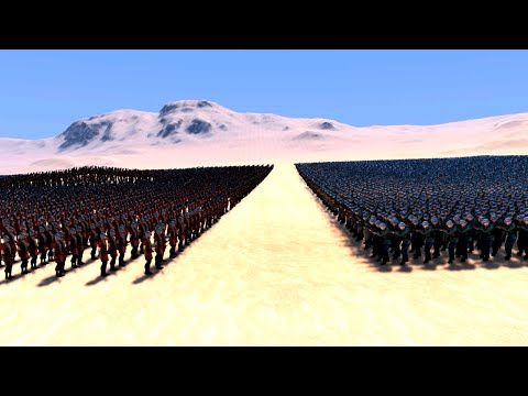 20k Medieval Archer vs 20k German WW2 Soldiers- Ultimate Epic Battle Simulator UEBS