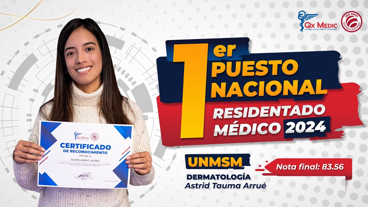 Entrevista a la Dra. Astrid Tauma Arrué, 1er puesto Nacional de Residentado Médico 2024