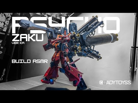 PSYCHO ZAKU VER KA | SPEED BUILD ASMR | MG 1:100 | RYAN MODEL | BOOTLEG