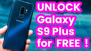 🔓 🇺🇸 Unlock Samsung Galaxy S9 Plus AT&T, T-Mobile, Sprint, Boost, Verizon...