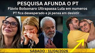 URGENTE - LULA pode DESISTIR - Pesquisa arrebenta o PT