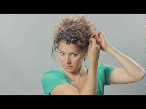 Curly Hair Updo - Hair Tutorial - Tasha Arnall