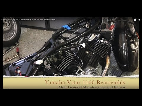 Yamaha VSTAR 1100 Carb Install & Bike Reassembly after  General Maintenance