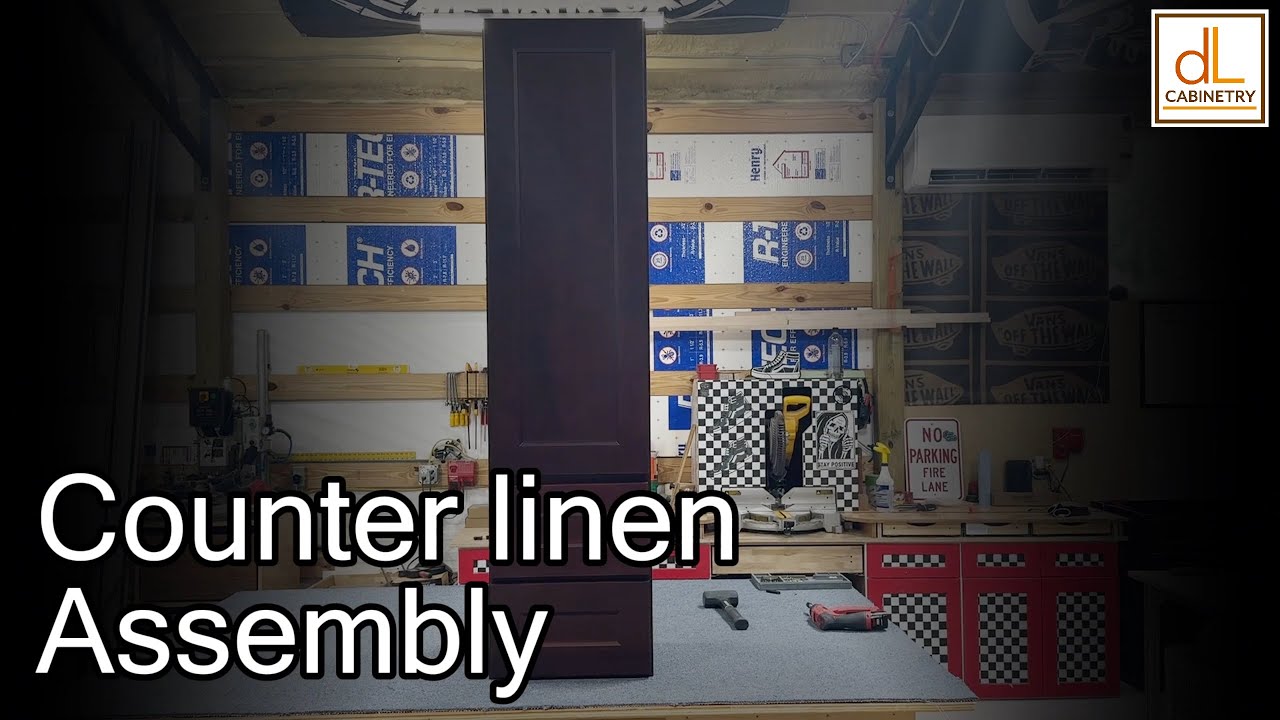 Step-by-Step Guide to Assembling a Counter Linen Cabinet | DL Cabinetry DIY Tutorial