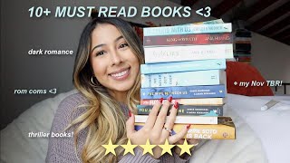 ALL THE BOOKS I READ IN OCTOBER... + my November tbr! ♡