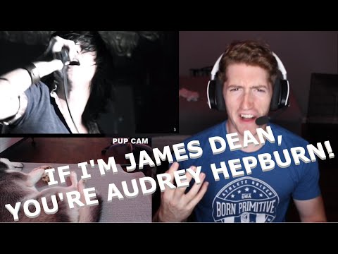 Chris REACTS to Sleeping With Sirens - If I'm James Dean, You're Audrey Hepburn