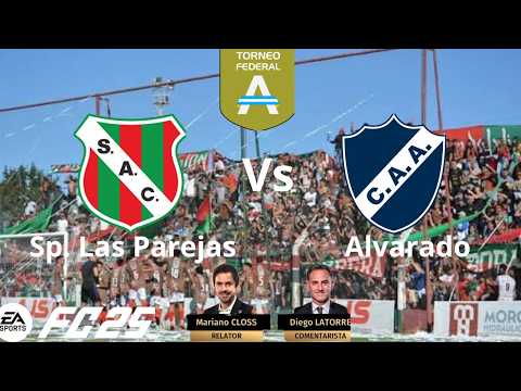 La pelea por el segundo ascenso no da tregua: Sportivo las Parejas vs Alvarado 