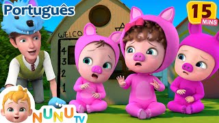 Download lagu Três Porquinhos e um Lobo Mau | Portuguese | músicas infantis | Canções infantis - NuNu Tv mp3