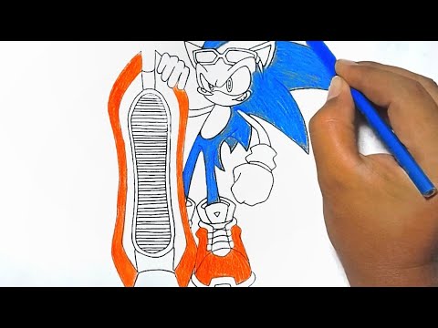 Sonic on the Board Coloring Pages/Sonic the Hedgehog Coloring/[NCS Release]