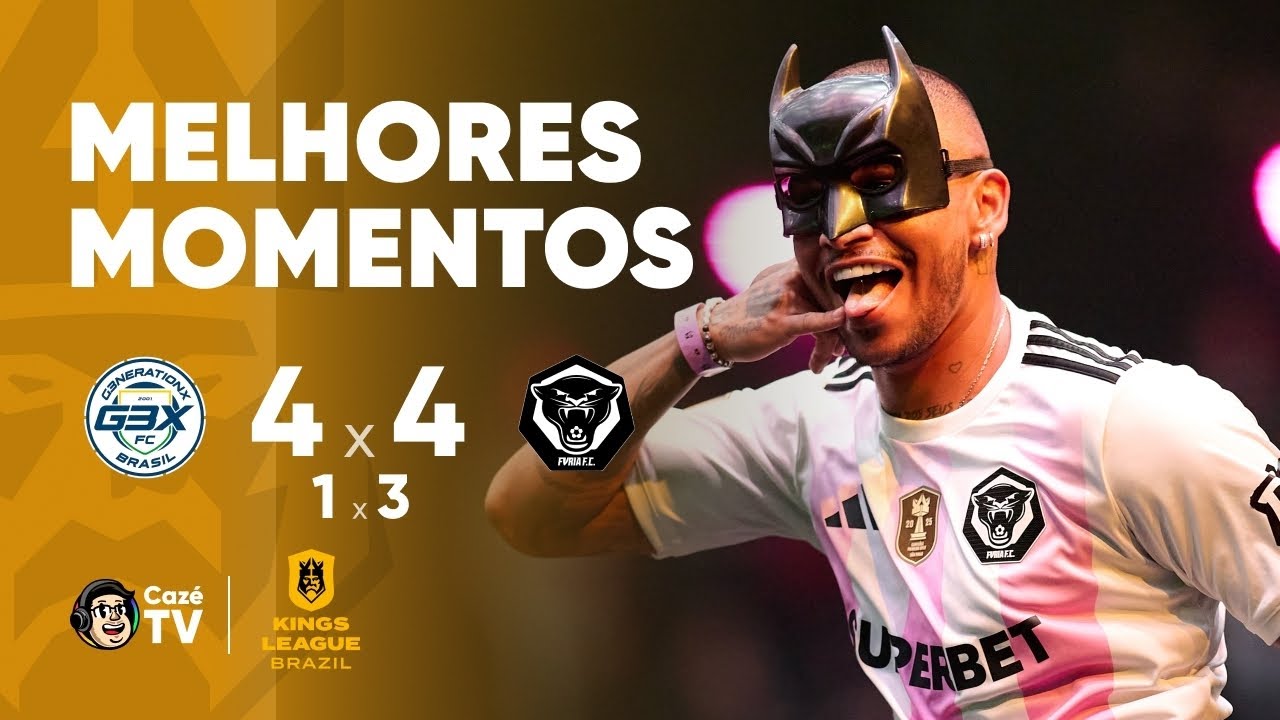 MELHORES MOMENTOS: G3X 4 (1) x 4 (3) FURIA | KINGS LEAGUE BRASIL | FINAL DA KINGS CUP