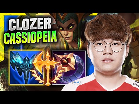CLOZER TRIES CASSIOPEIA WITH NEW BUFFS! - T1 Clozer Plays Cassiopeia Mid vs Qiyana! | Season 11
