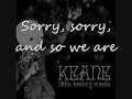 Keane- Allemande Lyrics 