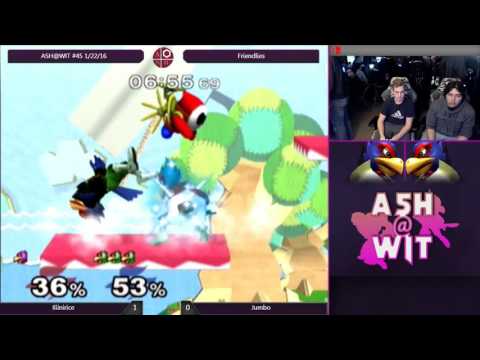 Illinirice (Falco, Marth) vs Jumbo (Falco) - ASH@WIT #45 Melee Bracket