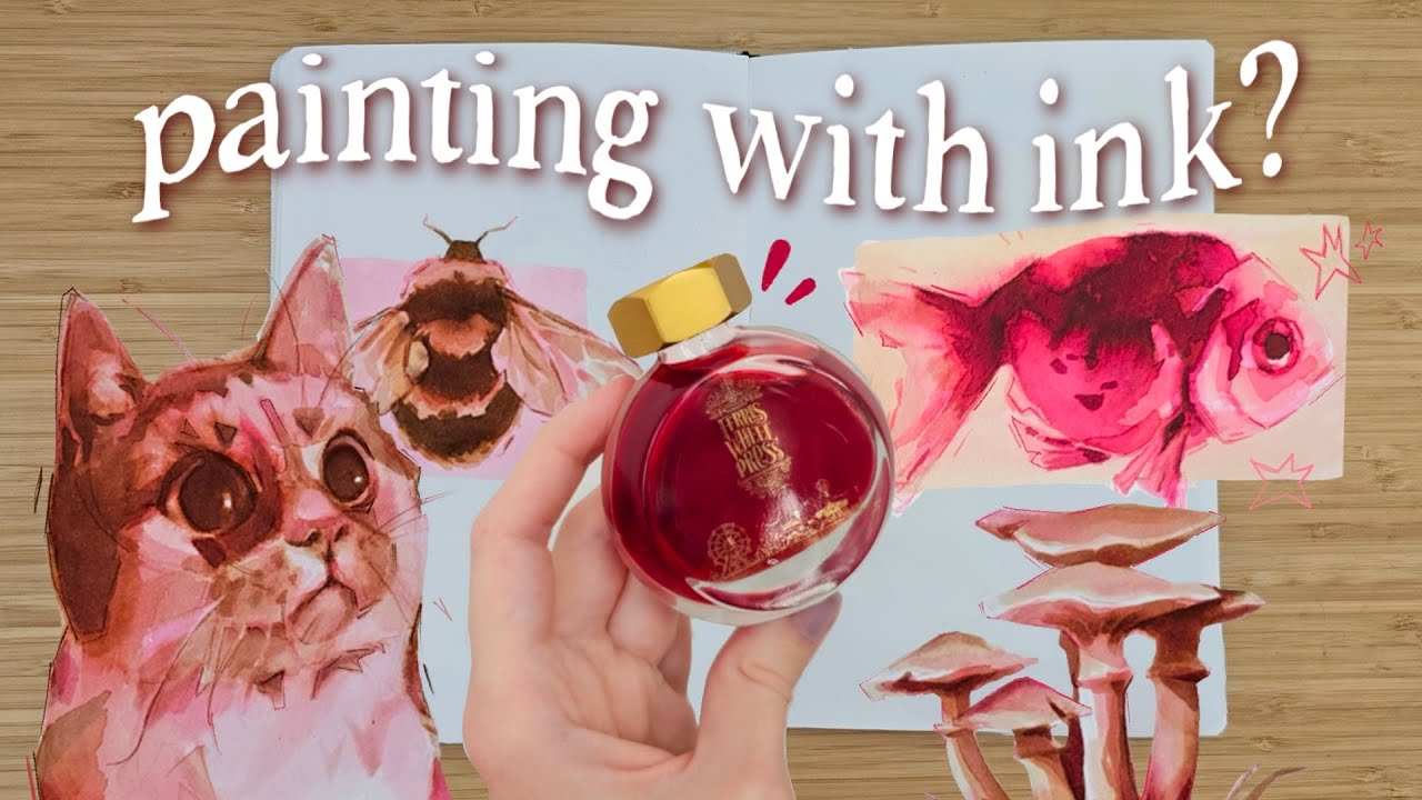 Artist tries Ferris Wheel Press Inks ! ✨