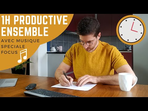 On étudie ENSEMBLE 1 heure à la MAISON🏠🤓(study with me)