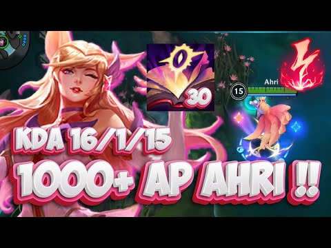1000 AP WITH MAX STACK MEJAI !! Massive Damage Star Guardian Ahri Gameplay // Wild Rift