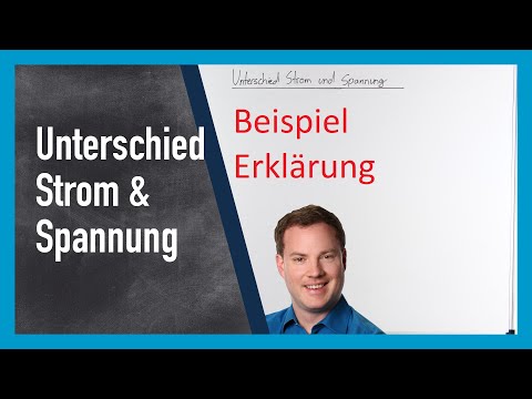 Unterschied Strom und Spannung