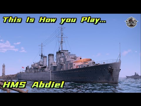 This is How You Play HMS ABDIEL - WarThunder Naval Gameplay