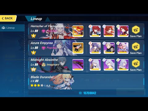 Honkai impact 3 SEA: Abyss Redlotus D415 HOMU Magician HOF AE MA - 712 pts