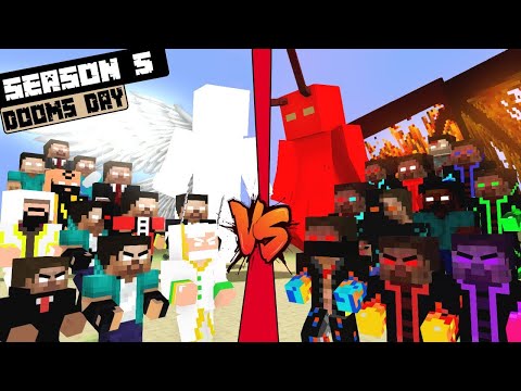Monster School SEASON 5 FULL EPISODE DOOMS DAY THE MOVIE - Minecraft Animations