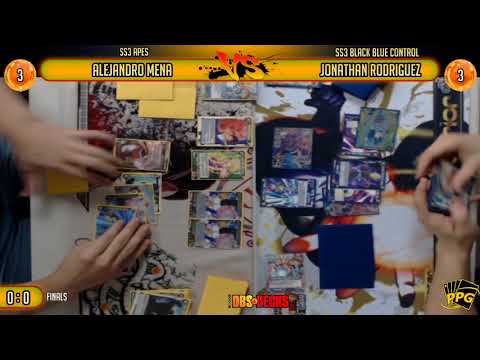 DBS Colossal Warfare Super Release FINALS Alejandro Mena SS3 Apes v Jonathan Rodriguez SS3 Mono Blue