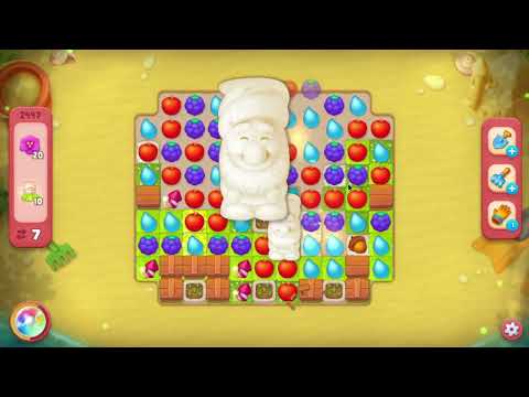 Gardenscapes hard level 2447 17 moves no boosters