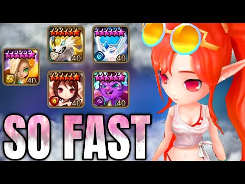 THE MASTER OF CC ft. Iselia, Tryron & Bering! - Summoners War