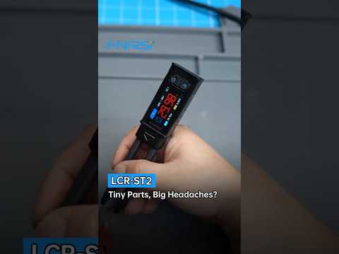 FNIRSI LCR-ST2 100kHz Tweezer | Stop Burning Your Meter! 30V Protection 🛡️