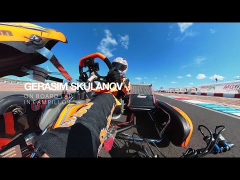 On board for a 360° lap of the Campillos track with Gerasim Skulanov