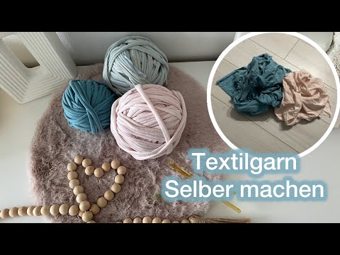 TEXTILGARN SELBER MACHEN 🧶 AUS ALTEN BETTLAKEN | Marycrochet
