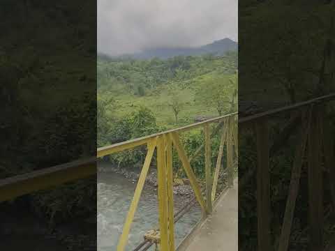 Puente Amarillo Santa Cecilia, Corregimiento de Pueblo Rico Risaralda #colombia #viajeros