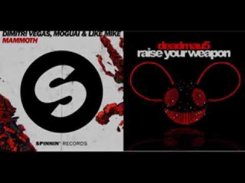 Dimitri Vegas, MOGUAI & Like Mike Vs deadmau5 - Mammoth, Raise Your Weapon (Bootleg)