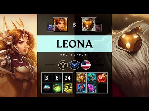 Leona Support vs Bard - NA Diamond Patch 25.16
