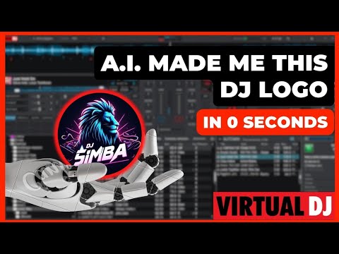 Adding A.I generated DJ LOGOS to VIRTUAL DJ (virtual dj 2023 tutorials)