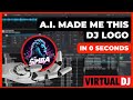 Adding A.I generated DJ LOGOS to VIRTUAL DJ (virtual dj 2023 tutorials)