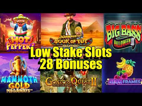 Thumbnail for video: 28 Bonuses, Big Bass Halloween3, Gonzo's Quest2, Mammoth Gold Megaways & So Much More
